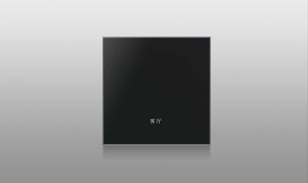 زر زجاجي بزاوية قائمة وحافة مستقيمة 1